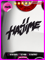 Наклейка на авто HAJIME 25x15