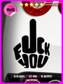 Наклейка на авто fu*k you 15x12