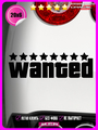 Наклейка на авто GTA wanted2 20x6