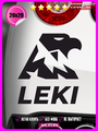 Наклейка на авто Леки leki 20х20