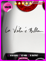 Наклейка на авто La Vita e Bella 50x10